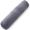 1 MIDDLE ONE Body Pillow for Adults, Bolster Pillow with Removable Velvet Cover, Long Round Cervical Roll Pillow, 35 x 7.87 Inches, Grey view 1