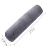 1 MIDDLE ONE Body Pillow for Adults, Bolster Pillow with Removable Velvet Cover, Long Round Cervical Roll Pillow, 35 x 7.87 Inches, Grey view 3