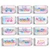 90 Pcs Boy or Girl Gender Reveal Candy Wrappers Mini Candy Chocolate Wrappers Team Boy and Team Girl Labels He or She Gender Reveal Candy Stickers for Reveal Party and Baby Showers view 1