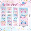 90 Pcs Boy or Girl Gender Reveal Candy Wrappers Mini Candy Chocolate Wrappers Team Boy and Team Girl Labels He or She Gender Reveal Candy Stickers for Reveal Party and Baby Showers view 2