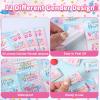 90 Pcs Boy or Girl Gender Reveal Candy Wrappers Mini Candy Chocolate Wrappers Team Boy and Team Girl Labels He or She Gender Reveal Candy Stickers for Reveal Party and Baby Showers view 4