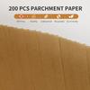 200 Pcs Parchment Paper Baking Sheets, 12x16 Inch Baking Paper, Precut Non-Stick Parchment Sheets for Baking, Cooking, Grilling, Air Fryer and Steaming, Precut Silicone baking paper view 3