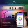 SEZO WS2812B LED Strip Light 16.4FT 60Pixel/M 300LEDs DC5V Individual Addressable LED Strip SMD5050 RGB Dream Color Programmable LED Light Strip Flexible IP30 Non-Waterproof White PCB view 4