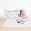 Electric Heated Clothes Dryer, Folding Energy-Efficient Indoor Airer, 20 Bars Winged Electric Heated Clothes Rail, Laundry Drying Horse Rack, Silver view 4