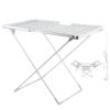 Indoor Portable Clothes Airer, 20 Bars Heated Aluminum Pole, Foldable Heated Clothes Laundry Drying Horse Rack, Electric Clothes Dryer, Standing Home Clothing Drying Machine view 1
