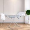 Heated Clothes Airer, Folding Laundry Drying for Easy Storage Towel Shirts Bed Sheets Dry, with 20 Bars Winged Windproof Indoor Horse Rack, Heated Drying Rack view 1