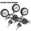 TMCRAFT Keg CO2 Regulator, Triple Gauge CGA-320 Pressure Regulator with 0-60 PSI Working Pressure & 0-3000 PSI Tank Pressure, Kegerator Regulator with Safety Pressure Relief Valve view 3