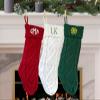 NACRE APPAREL Personalized Christmas Knitted Stocking Custom Christmas Stocking with Name Custom Name Stocking Xmas Stockings view 4