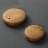 MSMMZ Egg Basket Handmade Rattan Tea Storage Basket Snack Box with Sundries Cover, Jewelry Tea, Egg Box (Color : S) view 3