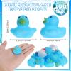 Jerify 50 Pcs Mini Rubber Ducks Decor Snowflake Themed Rubber Ducks Winter Bulk Holiday Ducky Favors Pool Duck Birthday Christmas Party Goodie Bag Fillers view 3