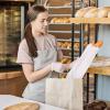 Yahenda 150 Pieces Paper Bread Bag French Breads Storage Bags Disposable Homemade Long Bread Cookie Packaging for Bakery or Food Baking, 4.5 x 2.5 x 16 Inches(White) view 4