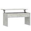 vidaXL Coffee Table Concrete Gray 40.2"x19.9"x20.7" Engineered Wood view 1