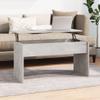 vidaXL Coffee Table Concrete Gray 40.2"x19.9"x20.7" Engineered Wood view 2