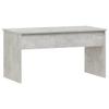 vidaXL Coffee Table Concrete Gray 40.2"x19.9"x20.7" Engineered Wood view 4