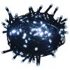Tidyard LED String Lights, Cool White 49.2 Feet 150 LEDs USB Powered 8 Lighting Modes Adjustable Armrests PVC Material for Indoor Outdoor Party Wedding Garden Patio Decoration view 2