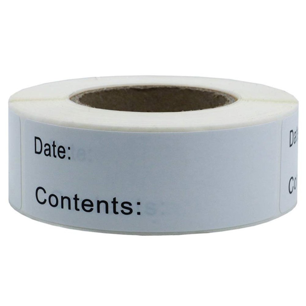 Tofficu Natural Paper Date Stickers DIY English Record Date Paste for Planner Learning Home Office