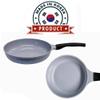 12" Ceramic Coating Interior and Exterior Cooking Frying Pan, Made In Korea view 2