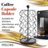 Maypes Coffee Capsule Holder  Pod Holder Compatible with K-Cup Pods  Durable and Elegant Pods Carousel for Kitchen Counters and Coffee Cart - Coffee Pod Holder for 35 Pods  14.5 x 6.75-inch view 2