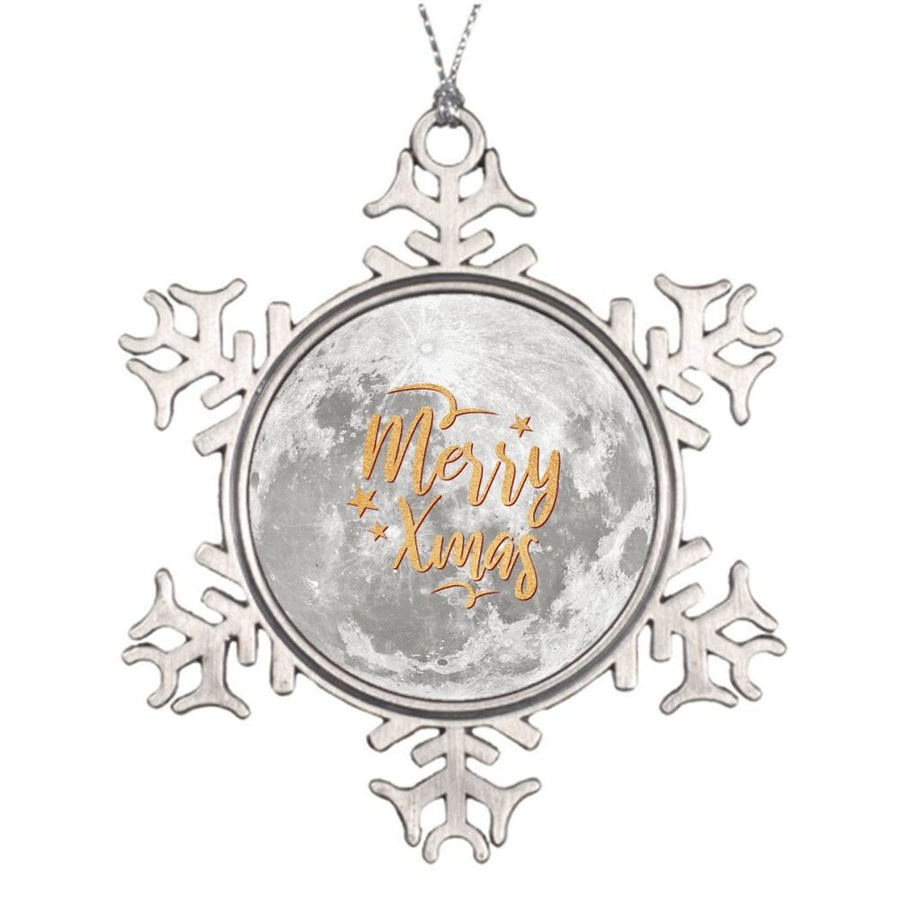 2022 Christmas Bauble, Planet Planet Snowflake Ornament, Xmas Tree Pendants, Holiday Keepsake Decor for Xmas Tree, Christmas Party Supplies New Year Gift for Family Friends, 3-Inch