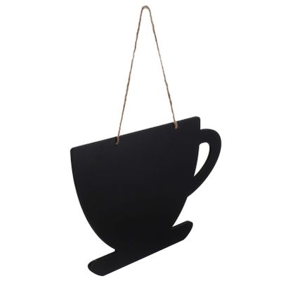LIFKOME Mini Wooden Chalkboard Message Board Hanging Blackboard for Home Whiteboard Easel Sign