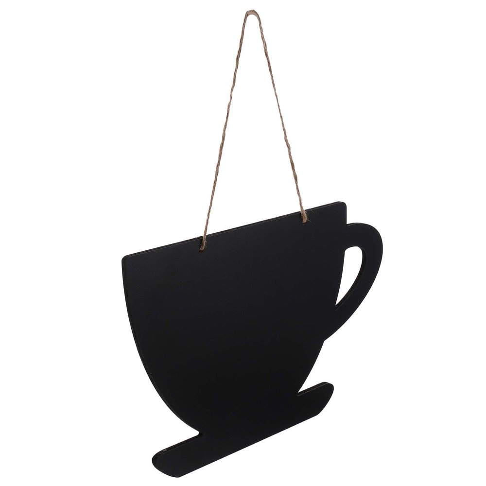 LIFKOME Mini Wooden Chalkboard Message Board Hanging Blackboard for Home Whiteboard Easel Sign