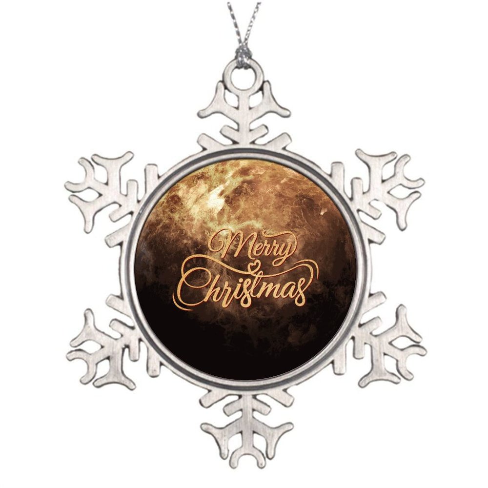 2022 Christmas Bauble, Planet Earth Snowflake Ornament, Xmas Tree Pendants, Holiday Keepsake Decor for Xmas Tree, Christmas Party Supplies New Year Gift for Family Friends, 3-Inch