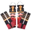 LUOZZY Christmas Nutcracker Banner Door Sign Decoration Xmas Nutcracker Soldier Banners for Front Door view 1