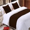 5 Piece Bed Runner Scarf Protector SDipcover Bed Decorative Scarf for Bedroom Hotel Wedding Room - 800 TC-100% Egyptian Cotton, Solid (King, Chocolate) view 1