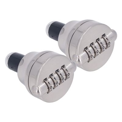 2-Pack 4-Digit Combination Wine Lock - Zinc Alloy Bottle Stopper with Secure Password Code for Wine, Beer & Champagne - Home, Bar & Gift Use (715144mm/2.82.011.73in)