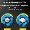 Deep Fryer Stainless Steel Tank Chip Fryer for Home Commercial, Fat Fryer with Removable Basket and Professional Heating Element, Large Electric Fryer for French Fries Chicken Shrimp,10l view 4
