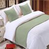 5 Piece Bed Runner Scarf Protector SDipcover Bed Decorative Scarf for Bedroom Hotel Wedding Room - 800 TC-100% Egyptian Cotton, Solid (Queen, Light Sage) view 1