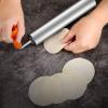 304 Stainless Steel Rolling Pin Fixed 360 Rotation Pizza Baking Roller Pin for Fondant, Pie Crust, Cookie, Pastry, Dough Kitchen Essential(M-33cm/12.99in) view 3