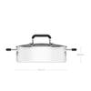 Aluminum Non-Stick Stockpot Dishwasher Safe Soup Pot for Induction Household Cookware view 2