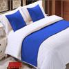 5 Piece Bed Runner Scarf Protector SDipcover Bed Decorative Scarf for Bedroom Hotel Wedding Room - 800 TC-100% Egyptian Cotton, Solid (Twin, Royal Blue) view 1