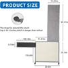 Cat Scratch Couch Protector with Natural Sisal for Protecting Couch Sofa Chair Furniture,Couch Corner Cat Ccratcher 23.6" L*19.7" W(Light Grey/Left Hand) view 2