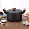 Double Ear Cooker Soup Pot Household Non-Stick Cast Iron Instant Noodle Pot with Lid Induction Cooker Gas Stove view 2