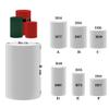 NIVIUS PHOTO Chrsitmas Party Decoration Props Solid Green Cylinder Cover Xmas Theme Elastic Plinth Cover with Band view 3