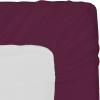 1 Piece Fitted Sheet with Elastic All Around - Fits Mattress Upto 18 inches Ultra Soft Egyptian Cotton Real 600 Thread Count Soft Breathable California King Size Wine Solid Color view 1
