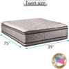 DS Solutions USA Hollywood Gentle Plush Two-Sided Twin Eurotop Mattress Only view 2