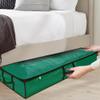 ProPik Wrapping Paper Storage Containers | Gift Wrap Organizer Under Bed 41x14x6 Fits 18-24 Rolls Fit Up to 40 Long Roll Wrap Storage Box Holder with Pockets for Ribbon Bows Etc (Green) view 4