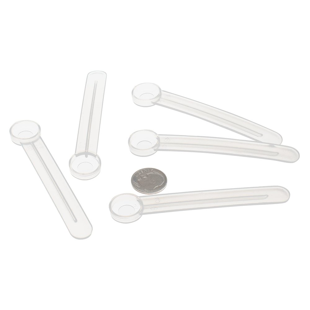 1/8 teaspoon scoop (1/8 teaspoon measuring spoon) plastic | FitPowders (1000, Clear)