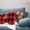 Winter Hockey Sport Blankets, Flannel Fleece Lightweight Comfort Bed Throws Christmas Black Red Buffalo Check Bedcover All Season Use for Bedroom/Living Room/Office/Travel/Camping 40"x50" view 4