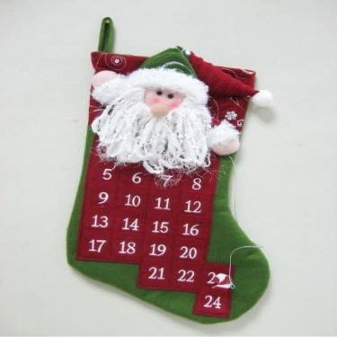 Christmas Santa Stocking 17"X10"