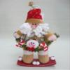 Christmas Standing Santa with Board 10"X7" view 1