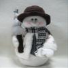 Christmas Snowman Holding Tree 19"X7" view 1