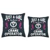 Crane Driver Crane Operator Girlfriend Crane Operator Wife Throw Pillow view 3