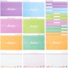 25 Pack Recipe Box Dividers Paper Tabbed Indexing Cards view 1