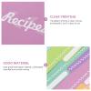25 Pack Recipe Box Dividers Paper Tabbed Indexing Cards view 4