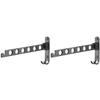 Cabilock 2sets Wall Mounted Drying Rack Clothes Hanger Holder for Laundry Room Use Swing Feature view 1