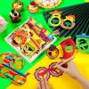Honoson 32 Pcs Mexican Fiesta Party Decorations Paper Eyeglasses Taco Cactus Pinata Cinco De Mayo Costume Photo Booth Props Supplies for Taco Twosday Birthday Let's Fiesta Favor view 4